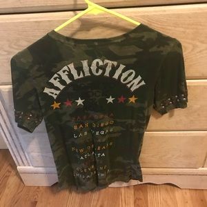 Affliction Tops - Camo affliction shirt Affliction Tops - Camo affliction shirt